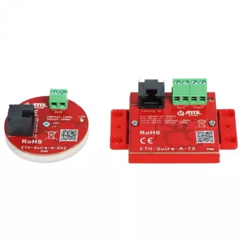 ATTE set UTP/2-draads converters voor LAN+PoE ETH-2WIRE