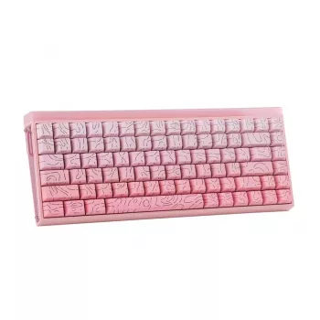AULA HERO84 HE Pink Gradient Contour Dragon King RGB Gasket Mechanisch Toetsenbord