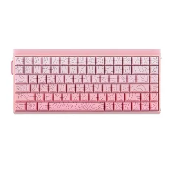 AULA HERO84 HE Pink Gradient Contour Dragon King RGB Gasket Mechanisch Toetsenbord