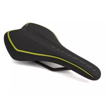 Author ASD Champion X8 fietszadel – ergonomisch kinderfietszadel in zwart/geel