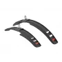Author AXP Junior 16-20 spatbord-set – voor en achter, zwart, voor 16-20 inch kinderfietsen