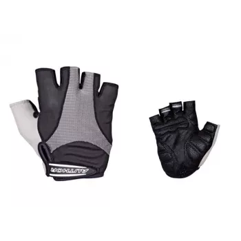 Author Men Elite Gel korte vinger fietshandschoenen - grijs/zwart (M)