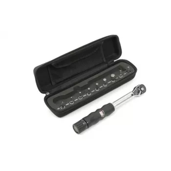 Author Tool CC TW5 momentsleutel 2-14 Nm met bits, 1/4 inch aandrijving, gekalibreerd, zwart/zilver