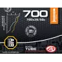 Author Tube AT-CROSS-700C Wide FV48 700x35/50C (zwart) - 48mm Presta-ventiel butyl binnenband