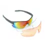 Author Vision LX S!BRIGHT Oranje 65 & BlueRevo 13 sportzonnebril (grijs-mat)