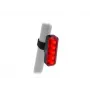 Author XYRIUS Brake USB achterlicht 400 lm, zwart met rode lens