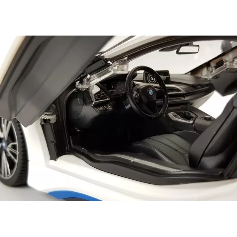 Auto R/C BMW i8 Rastar 1:14 Wit automatische deuren