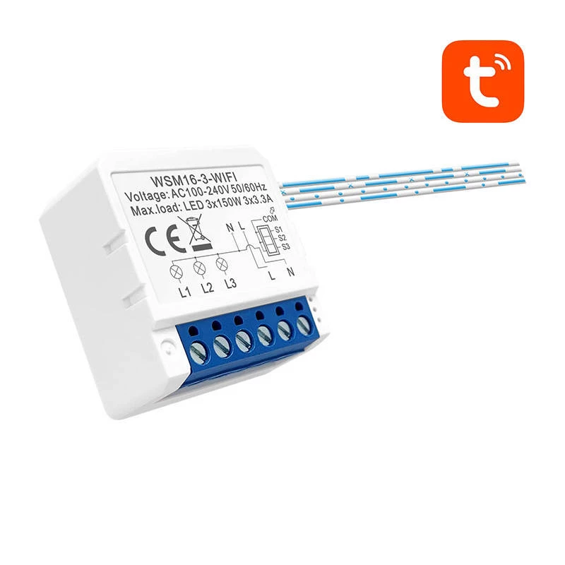 AVATTO WSM16-W3 slimme schakelmodule WiFi Tuya