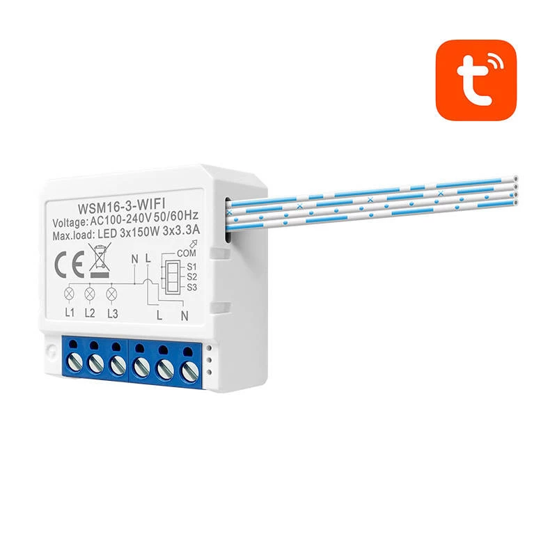 AVATTO WSM16-W3 slimme schakelmodule WiFi Tuya