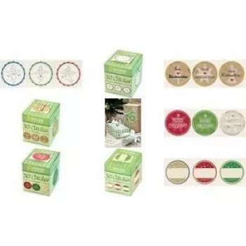 Avery 56827 decoratieve stickers, papier, meerkleurig, permanent, rond, 30 mm, 50 stuks