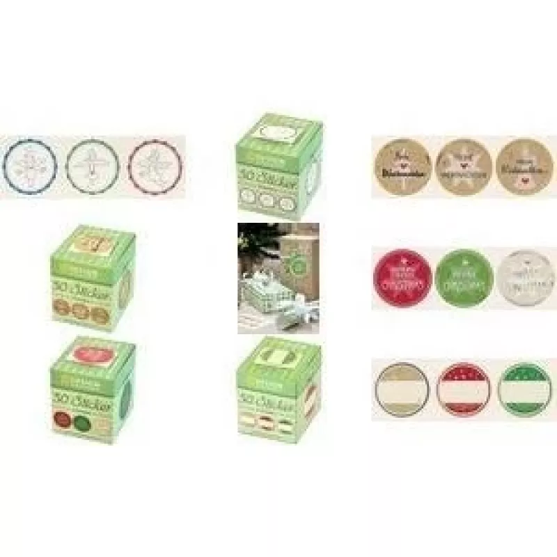 Avery 56829 decoratieve stickers papier veelkleurig permanent 50 stuks