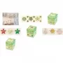 AVERY ZDesign kerststickers op rol, lettervormen, geëmbosseerd transparant folie, 100 stickers 56825
