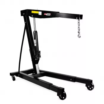 AWTOOLS 3 ton werkplaatskraan met opvouwbaar design, 0-217 cm hefhoogte