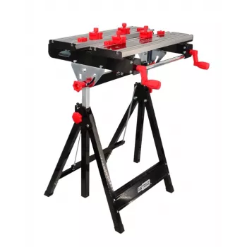 AWTOOLS in hoogte verstelbare werkbank 77-107 cm 120x60 cm 150 kg