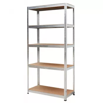 AWTOOLS AW Rack 5 planken 200x90x40 draagvermogen 250kg / 5,0mm - push-in snelle montage