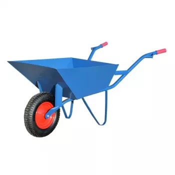 AWTOOLS AW00032 tuinwagen / kruiwagen - 200 kg draagvermogen, 100 L, verzinkte stalen bak, luchtbanden