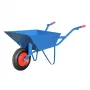 AWTOOLS AW00032 tuinwagen / kruiwagen - 200 kg draagvermogen, 100 L, verzinkte stalen bak, luchtbanden