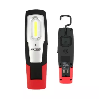 AWTOOLS AW17601 COB LED hoofdlamp - 120 lumen, 3 modi, IPX4 spatwaterdicht, verstelbare hoofdband, op batterijen