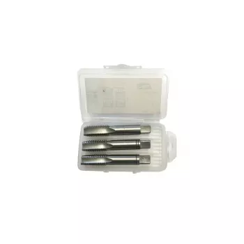 AWTOOLS AW20266 20-delige metrische draadtapset M3-M12 | HSS-draadtapkit met verstelbare sleutels, draadmal en koffer