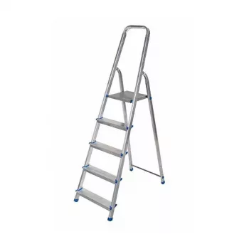 AWTOOLS AW23021 3-delige telescoopladder 4,25 m aluminium 150 kg EN131