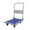 AWTOOLS AW23200 100L 4-wiel tuinkruiwagen met luchtbanden, 250 kg draagvermogen, stalen frame, zwart/groen