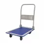 AWTOOLS AW23200 100L 4-wiel tuinkruiwagen met luchtbanden, 250 kg draagvermogen, stalen frame, zwart/groen