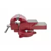 AWTOOLS AW24226 125mm draaibare bankschroef met aambeeld en verwisselbare geharde bekken