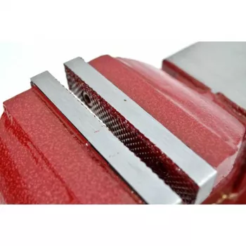 AWTOOLS AW24226 125mm draaibare bankschroef met aambeeld en verwisselbare geharde bekken