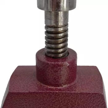 AWTOOLS AW24307 bankschroef 100 mm bekbreedte gietijzer vast voetstuk met aambeeld