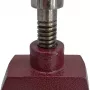 AWTOOLS AW24307 bankschroef 100 mm bekbreedte gietijzer vast voetstuk met aambeeld