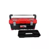 AWTOOLS AW30514 opbergbox met 14 vakken, transparant deksel en uitneembare scheidingswanden