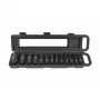 AWTOOLS AW38690BL 172-delige chroom-vanadium dopsleutelset met 1/4 inch, 3/8 inch, 1/2 inch aandrijvingen, 72-tands ratels, E-Torx, bits en kunststof koffer