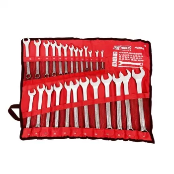AWTOOLS AW39818 18 mm combinatiesleutel chroom-vanadiumstaal