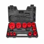 AWTOOLS AW49661 bimetaal gatenzaag 60 mm met variabele tandverdeling voor metaal, hout, kunststof, gipsplaat en droogbouw