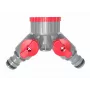 AWTOOLS AW61019 40-delige tuinslang snelkoppeling set, 1/2 inch & 3/4 inch adapter, ABS-kunststof, groen/zwart