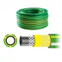 AWTOOLS AW70374 Tuinslang 50m 1/2 inch flexibel PVC 3-laags met Polyester Kruisgeweven