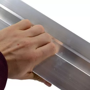 AWTOOLS AWBL25165 betonspatel 250 x 165 mm aluminium blad met soft-grip