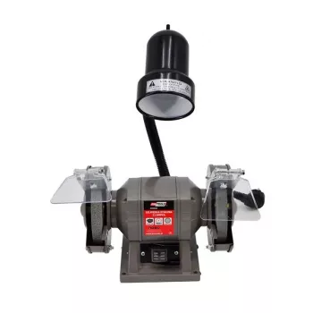 AWTOOLS tafelslijpmachine 150mm / 300W met lamp