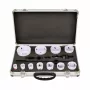 AWTOOLS bimetaal gatenzaagset 19-76 mm 15-delig BLACK LINE metaalkoffer