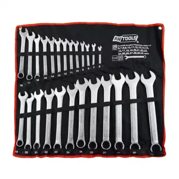AWTOOLS steekringsleutelset 25-delig 6mm-32mm