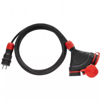 AWTOOLS EXTREME verlengsnoer 10m 3x1,5mm² 3 stopcontacten IP54 16A/4000W