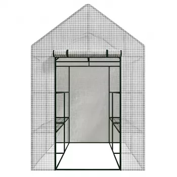 AWTOOLS Tuinkas wit 143x143x195cm