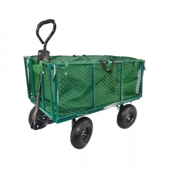 AWTOOLS Tuintransportwagen hoog met afdekking 300 kg