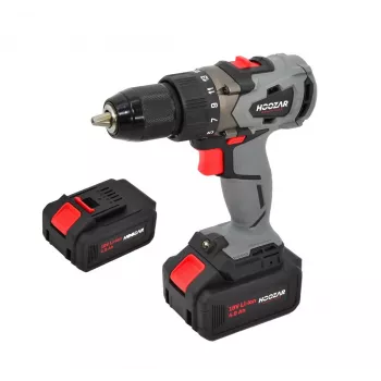 AWTOOLS HOOZAR accu-slagboorschroefmachine 18V 2x4,0Ah 60Nm CD60BL-M2