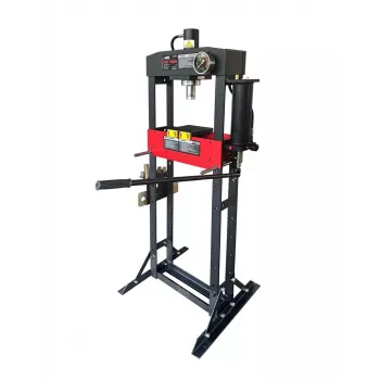 AWTOOLS hydraulische pers met manometer 20T PRO Black Line