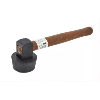 AWTOOLS tegelhamer 1,5 kg gevulkaniseerd rubber met glasvezelsteel