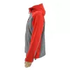 AWTOOLS softshell jas sweatshirt T4 rood-grijs maat S