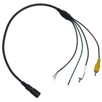 AXION CA 001A adapter camera DIN 4-PIN naar RCA cinch
