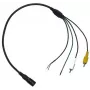 AXION CA 001A adapter camera DIN 4-PIN naar RCA cinch