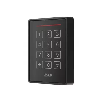 Axis A4131-E Reader - RFID contactloze lezer/toetsenpaneel - bedraad - zwart, NCS S 9000-N